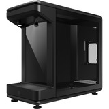 Cooler Master MasterFrame 360 Stage LCD , Tower-Gehäuse schwarz, Tempered Glass x 2