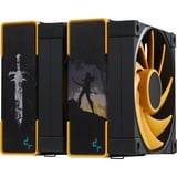 DeepCool AK620 ZERO DARK ZORIA, CPU-Kühler schwarz/orange, 120 mm