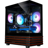 Thermaltake FTW V170 Ultra Arc B580, Gaming-PC schiefer/holz, Windows 11 Pro