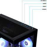 Thermaltake FTW V170 Ultra Arc B580, Gaming-PC schiefer/holz, Windows 11 Pro