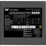 Thermaltake Germanium Pro RGB 850W, PC-Netzteil schwarz, 1x 12-Pin High Power GPU, 4x PCIe, Kabelmanagement, 850 Watt