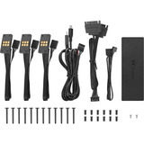 Thermaltake TS 140 EX RGB, Gehäuselüfter schwarz, 3er Pack, 140 mm