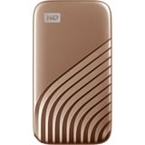 WD My Passport SSD 1 TB, Externe SSD gold, USB-C 3.2 Gen 2 (10 Gbit/s)