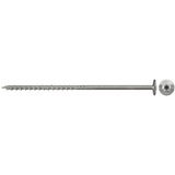 fischer Holzbauschraube PowerFast 6,0x120 Tellerkopf TX 100 Stück, mit Teilgewinde, Edelstahl A2