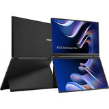ASUS ZenScreen Duo MB14FCD, LED-Monitor 71 cm (14 Zoll), schwarz, 2xWUXGA, 360 Grad faltbar, Dual 14" USB-C, Mini-HDMI