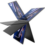 ASUS ZenScreen Duo MB14FCD, LED-Monitor 71 cm (14 Zoll), schwarz, 2xWUXGA, 360 Grad faltbar, Dual 14" USB-C, Mini-HDMI