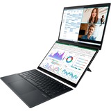 ASUS Zenbook Duo OLED (UX8406MA-PZ058X), Notebook grau, Intel® Core™ Ultra 9 185H, Intel® Arc™ Graphics, 32 GB LPDDR5X, 2 TB (2 TB SSD), Windows 11 Pro