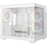  DeepCool CG330 3F WH, Tower-Gehäuse weiß, Panorama-Design