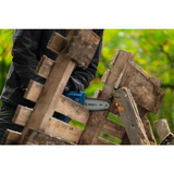 Bosch Akku-Astsäge GKE 18V-15 Prodessional solo, 18Volt, Kettensäge blau, ohne Akku und Ladegerät