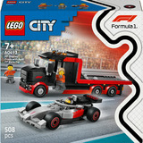 LEGO 60493 City F1 Truck mit Audi F1 Rennwagen, Konstruktionsspielzeug 