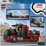 LEGO 60493 City F1 Truck mit Audi F1 Rennwagen, Konstruktionsspielzeug 
