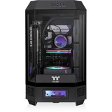 Thermaltake The Tower 250 Black, Tower-Gehäuse schwarz, Tempered Glass