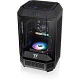Thermaltake The Tower 250 Black, Tower-Gehäuse schwarz, Tempered Glass