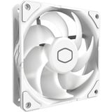 Cooler Master SickleFlow Edge 120  ARGB White Edition, Gehäuselüfter weiß, mit A1 Mini LED Controller, 120 mm