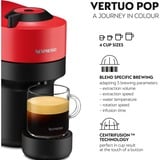 Krups Nespresso Vertuo Pop Spicy Red XN9205, Kapselmaschine schwarz/dunkelrot
