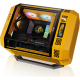 Thermaltake The Tower 600 Bumblebee, Tower-Gehäuse dunkelgelb, Tempered Glass x 3