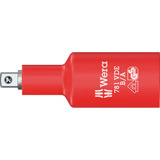 Wera 781 VDE A/B - 1/4"-Verbindungsteil, Steckschlüssel- Adapter rot, von 3/8"-Innenvierkant auf 1/4"-Außenvierkant