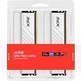 ADATA DIMM 32 GB DDR4-3200 (2x 16 GB) Dual-Kit , Arbeitsspeicher weiß, AX4U320016G16A-DTWHD35G, XPG Spectrix D35G, INTEL XMP