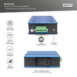 Digitus 4P Gigabit PoE Switch Ind. Unmanaged 1xSFP 