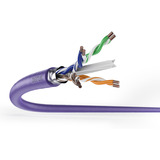 Digitus Professional Cat.6 F/UTP Verlegekabel simplex, Cca violett, 305 Meter Trommel