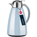 Emsa CAMPO Isolierkanne, 1 Liter hellblau/edelstahl, QUICK TIP Verschluss