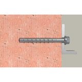 fischer Betonschraube UltraCut FBS II 8x80 30/15/- Sechskant mit U-Scheibe TX 50 Stück, verzinkt