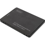 Digitus DA-71118 2,5" Festplatten- Einbaurahmen, Laufwerksgehäuse schwarz, für M.2 oder mSATA