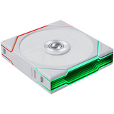 Lian Li UNI FAN TL FLEX 120 Wireless, Gehäuselüfter weiß, Reverse, 3er Pack mit Controller, 120 mm
