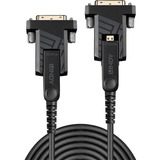 Lindy 20m Fibre Optic Hybrid Micro-HDMI 18G, Kabel schwarz, 20 Meter
