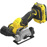 Stanley Akku-Multimaterialschneider (SFMCM300D2-QW), 18Volt, Trennmaschine schwarz/gelb, 2x Li-Ion-Akku 2,0Ah, in Softbag