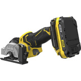Stanley Akku-Multimaterialschneider (SFMCM300D2-QW), 18Volt, Trennmaschine schwarz/gelb, 2x Li-Ion-Akku 2,0Ah, in Softbag