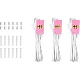 Thermaltake CT120 EX ARGB Sync PC Cooling Fan Pink, Gehäuselüfter pink, 3er-Pack, 120 mm
