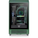 Thermaltake The Tower 200 Racing Green, Tower-Gehäuse dunkelgrün, Tempered Glass