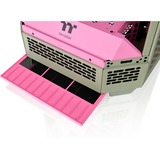 Thermaltake The Tower 300 Matcha Plum, Tower-Gehäuse hellgrün/rosa, Tempered Glass