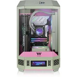 Thermaltake The Tower 300 Matcha Plum, Tower-Gehäuse hellgrün/rosa, Tempered Glass