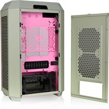 Thermaltake The Tower 300 Matcha Plum, Tower-Gehäuse hellgrün/rosa, Tempered Glass