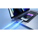 Ansmann USB Typ-C zu Typ-C Daten und Ladekabel weiß, 1,2 Meter, Laden mit bis zu 60 Watt