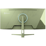 Arozzi Nova 34T2K165, Gaming-Monitor 86.4 cm (34 Zoll), grün, UWQHD, VA, Curved, HDMI, DP, Lautsprecher, 165Hz Panel