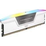 Corsair DIMM 64 GB DDR5-5600 (2x 32 GB) Dual-Kit, Arbeitsspeicher weiß, CMH64GX5M2B5600C40W, Vengeance RGB, INTEL XMP