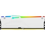 Kingston FURY DIMM 64 GB DDR5-5600 (2x 32 GB) Dual-Kit, Arbeitsspeicher weiß, KF556C36BWEAK2-64, FURY Beast RGB, INTEL XMP, AMD EXPO