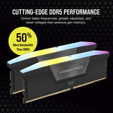 Corsair DIMM 64 GB DDR5-6400 (2x 32 GB) Dual-Kit, Arbeitsspeicher schwarz, CMH64GX5M2B6400C42, Vengeance RGB, INTEL XMP