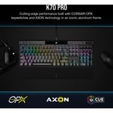 Corsair K70 RGB PRO, Gaming-Tastatur schwarz, DE-Layout, Corsair OPX