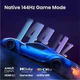 Hisense 100E7DS PRO Hi-QLED-Fernseher 253 cm (100 Zoll), schwarz/dunkelgrau, UltraHD/4K, Free-Sync-Premium, 144Hz Panel