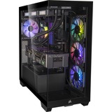 ALTERNATE Custom PC Series • iCUE Red Elements Gaming-PC schwarz/transparent, ohne Betriebssystem