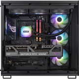 ALTERNATE Gaming-PC Window Edition • RTX 5090 • AMD Ryzen™ 7 9800X3D • 64 GB RAM schwarz/transparent, Windows 11 Home