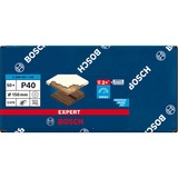 Bosch Professional Expert C470 Schleifblatt, Ø 150mm, K40 Multilochung 50 Stück, für Exzenterschleifer