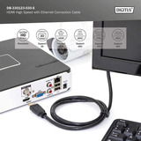 Digitus HDMI Premium High Speed Anschlusskabel, mit Ethernet, UHD 4K schwarz, 3 Meter