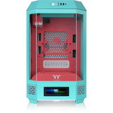 Thermaltake The Tower 250 Mint Strawberry, Tower-Gehäuse mint/beere, Tempered Glass