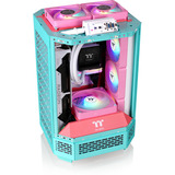 Thermaltake The Tower 250 Mint Strawberry, Tower-Gehäuse mint/beere, Tempered Glass