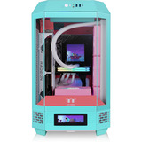 Thermaltake The Tower 250 Mint Strawberry, Tower-Gehäuse mint/beere, Tempered Glass